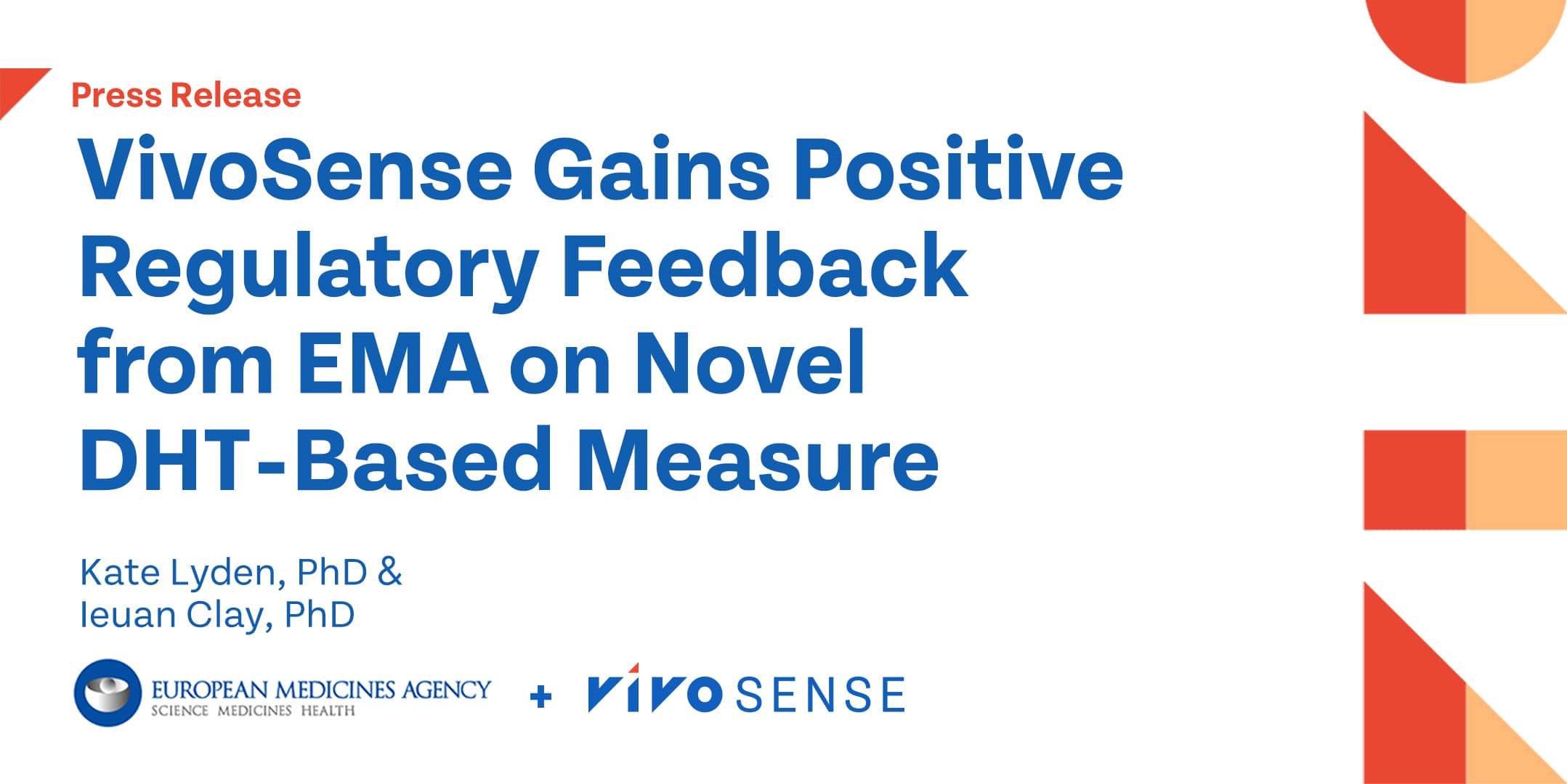 Image for VivoSense Moves Forward with EMA Support for Innovative Digital Health Measure MEADOW-RETT-BR